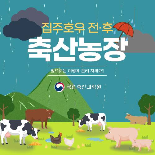 집중호우 전·후 축산농장 관리 썸네일